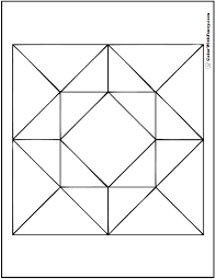 These are great for small bits of learning and you can read the facts as your child colors. Diamond Geometry Google Search Barn Quilt Patterns Geometric Coloring Pages Quilt Patterns