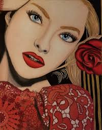 Started this "Silly Ass" this morning in preparation for a demo next week  in Dedham. Faber Castell Polychromos pencils