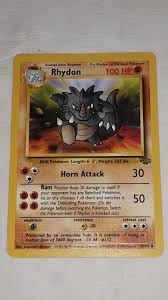It was the signature move of sawsbuck in generation v. Pokemon Rhydon 100 Hp Horn Attack 45 64 Von 1999 Mint Ebay