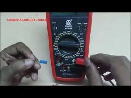 How To Use Multimeter Multimeter Being Used Tutorial