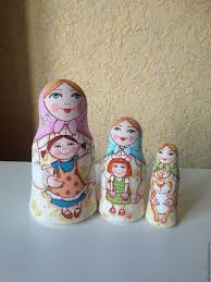 спать пора уснул бычок лег в кроватку на бочок Ivancova Elena Babushka Dolls Nesting Dolls Dolls