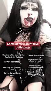 ⚠️fake b!ood⚠️ feel free to drop recs!! #fyp #goth #gothblackgirl #got...