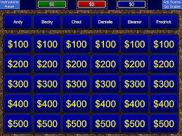 When the game starts, a board with 12 clues appears (there are 3 jeopardy! 12 Best Free Jeopardy Templates For The Classroom