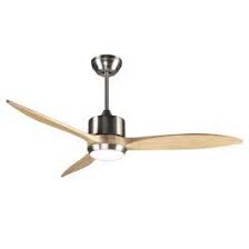 suva dc fan natural timber with led light 122cm incl remote ceiling fan fan light wooden ceiling fans