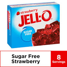 Jell O Sugar Free Strawberry Instant Gelatin Mix 0 6 Oz Box Walmart Com Jell O Sugar Free Sugar Free Jello