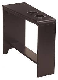 Square cup holder table top gisfrania 5 out of 5 stars (4) $ 15.00. Signature Design Carlyle Chair Side End Table With 2 Cup Holders Powerstrip Usb Charging Fisher Home Furnishings End Tables