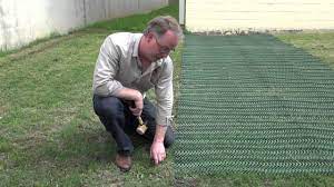 Wait 2 to 3 weeks after the sprouts also, avoid applying weed killer or fertilizer to newly planted grass until it is established. How To Install Grass Reinforcement Mesh Youtube
