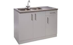 A rustic kitchen cabinet both with and without backsplash. Double Bowl Sink Unit Kitchen Sink Units
