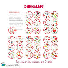 Sinterklaas Dubbelen Dobble Onderwijswereld Po