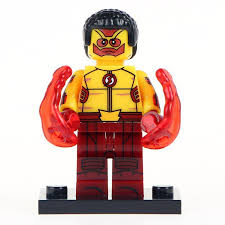 Minifigure Kid Flash Dc Comics Super Heroes Compatible Lego Building Block Toys Lego Lego Custom Minifigures Flash Dc Comics