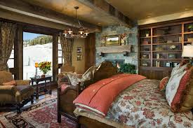 This is a tray ceiling, wither the ceiling slopes up on 4 sides to the center. Rustic Bedroom Design Ideas Which Radiate Comfort