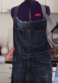 Schurze Aus Einer Alten Jeans Nahen Und Upcycling Zum Grillen Oder Arbeiten Jeans Nahen Alte Jeans Jeans