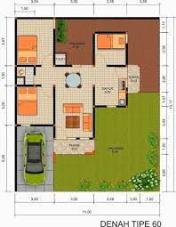 42 Gambar Dan Denah Rumah Minimalis Type 60 Denah Rumah Rumah Minimalis Denah Lantai Rumah