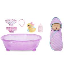 Baby born has touched the hearts of millions of children around the world making them proud doll parents. Baby Born Surprise Bathtub Surprise Purple Swaddle Princess Toys R Us Canada