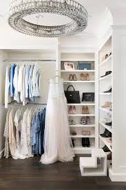 Shop tiffany's closet and buy fashion. Glam Walk In Closet With Crystal Chandelier Transitional Closet