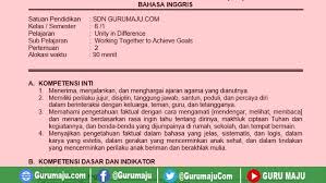 Rpp grow with english kelas 6. Rpp Bahasa Inggris Sd Kelas 6 Semester 1 K13 Edisi Terbaru Guru Maju