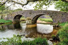 Old Bridge Over The West Dart River Dartmoor Brucke Und Bogenbrucke