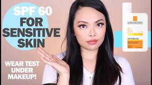 La Roche Posay Anthelios Ultra Fluid Lotion Review Wear Test Under Makeup Youtube