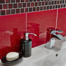 Quartz Stone Red Tile Bathroom Red Tiles Mosaic Glass