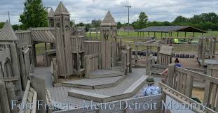 Fort Fraser Big Wooden Playground In Fraser Wooden Playground Detroit Picnic Area