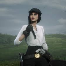 The skunk is a species of animal found in red dead redemption 2. New Makeup New Clothes Linda Morgan Is Up For Some Work Red Dead Redemption Art Red Dead Redemption Red Redemption 2