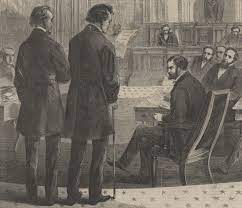 Churchill, a moderate republican and judge from upstate new york, to reconsider his stance on impeachment. The House Impeaches Andrew Johnson Us House Of Representatives History Art Archives