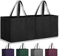 Non-Woven Simple Portable Shopping Bags Foldable Portable Eco-Friendly  Large Capacity Reusable Grocery Duty Shopping Bags Totes - AliExpress