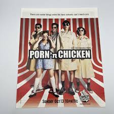 Porn n Chicken Movie 2002 Promo Print Ad 10x12 AD ONLY Comedy Central |  eBay