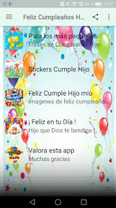 Concuerdo con todos en algo, eres un hijo excepcional. Feliz Cumpleanos Hijo Apk For Android Free Download On Droid Informer