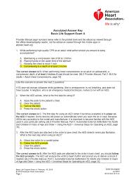 Bls Exam | Download Free Pdf | Cardiopulmonary Resuscitation | Causes Of  Death