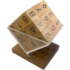 Buy magikon snake cube wooden brain teaser puzzle toy 60mm. 3d Wooden Sudoku Cube More Wood Puzzles Puzzle Master Inc