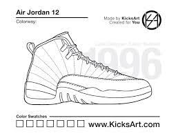 Some of the coloring page names are jordan shoes coloring coloring home, private order acid customs, nike air jordan xii 12 white pink women basketball shoes febbuy, jordan retro 4 knicks colorway gs extended sizes ebay, michael jordan coloring coloring sneakers nike sign coloring. Air Jordan 12 Kicksart