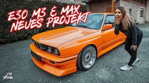 Car bumper lip spoiler splitter extension + side skirt kits for bmw 3 series us. Bmw E30 M3 Max Neues Projekt Lisa Yasmin Youtube