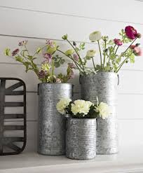 Fresh Flowers Look Great In A Galvanized Vase Would You Put This On The Mantel Or Your Bookshelf Decor Home Decor Farmhouse Decor