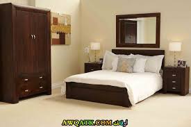 غرف نوم خشب بني فاتح غامق أبيض رمادي أفكار متنوعة كثيرة