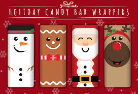 Miniature christmas candy bar wrappers. Candy Bar Wrapper Template The Happy Housewife Home Management