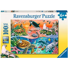 Puzzles are great for all ages; Underwater Xxl 100 Piece Jigsaw Puzzle Craftyarts Co Uk