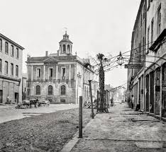 April 1865 Charleston South Carolina Post Office Old Exchange And Custom House East Bay Street Showing Th City Of Charleston Civil War Photos Civil War