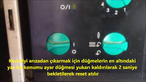 Vaillant Vck Kombi Resetleme Nasil Yapilir Youtube