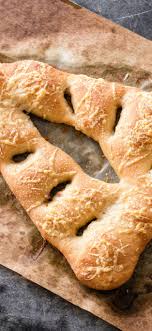 Fougasse With Bacon And Gruyere If You Re A Fan Of A Crisp Crust Then This Rustically Elegant Provencal B British Baking Show Recipes Delicious Bread Recipes