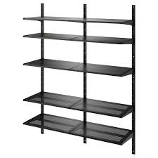 Algot Open Kast Zwart Ikea Regal Schwarz Ikea Algot Wandregal