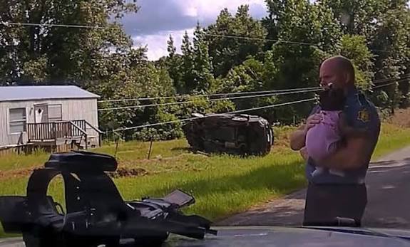 Troopers say Reginald Thrash III led them on a high-speed chase with a  2-week-old baby inside the car. The baby was not injured and is being taken  care of by family members.