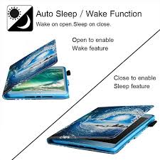 Waves And Sun Matte Leather Wallet Tablet Case For Amazon Fire Hd 8 2018 Guuds Com Wholesale Dropshipping Amazonfirehd8 Guuds In 2021 Tablet Case Tablet Ipad Mini4