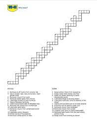 Adeevee Wd 40 Crossword Puzzle Word Search Crossword Puzzle Printable Crossword Puzzles Crossword