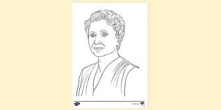 Keep your face in the sunshine and you cannot see the shadow. Free Helen Keller Colouring Sheets Teacher Made