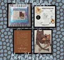 Cute Appliqué Bear Hug Motifs for the 5 X 7" Hoop Size ...