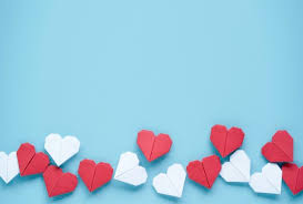 3d red heart on white background. Premium Photo Valentinea S Day Concept Red And White Heart On Blue Background