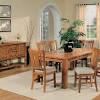 Hazelteen counter height dining room table and 4 bar stools. 1