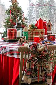 Black And Red Checkered Christmas Decorations A Calendar Of Tablescapes Aiken House Gardens Tartan Christmas Christmas Tablescapes Christmas Decorations