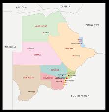 The republic of zimbabwe is broken down into 8 administrative provinces, which are divided into 59 districts and 1,200 wards. Botswana Maps Facts World Atlas